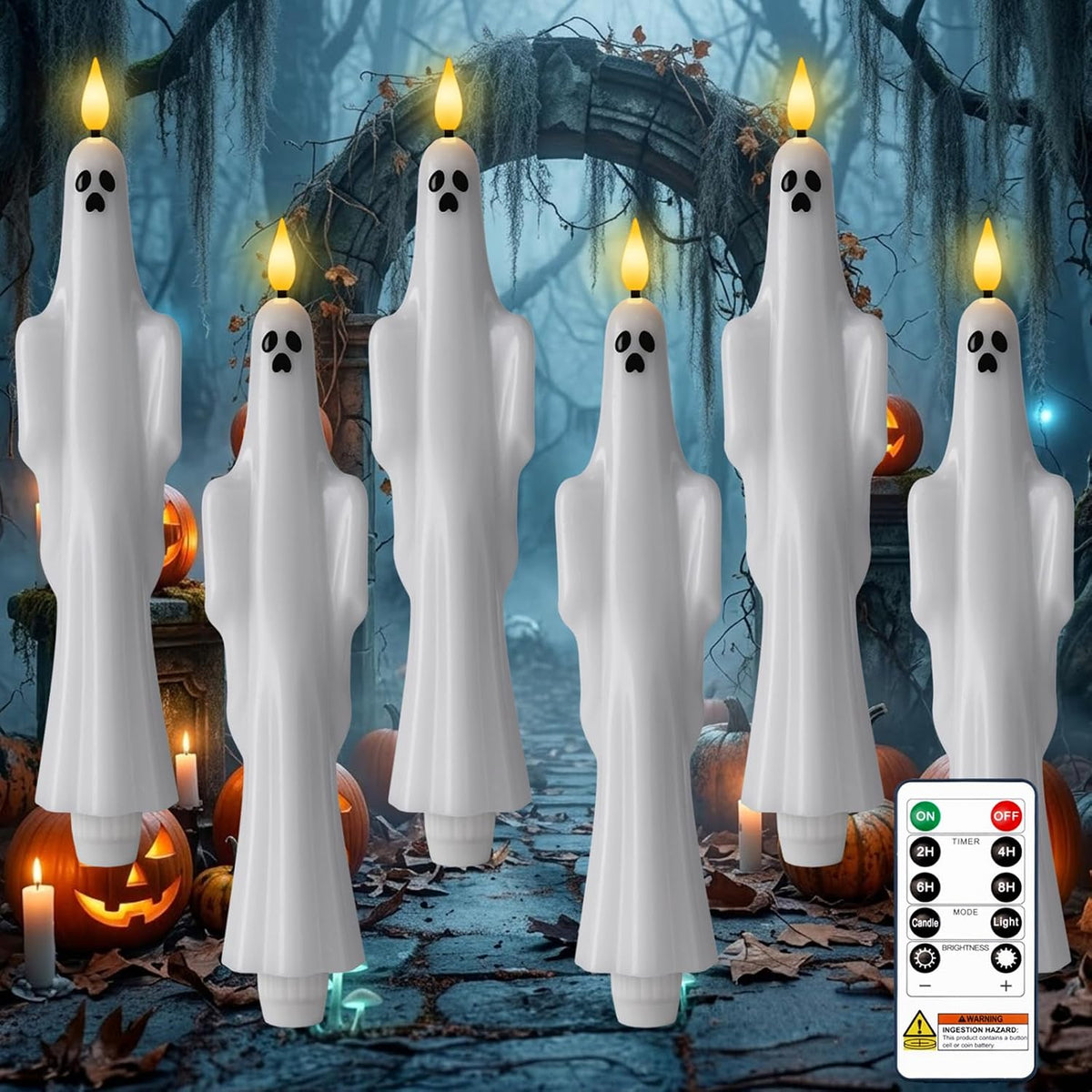 Halloween LED-belysning med fjernbetjening