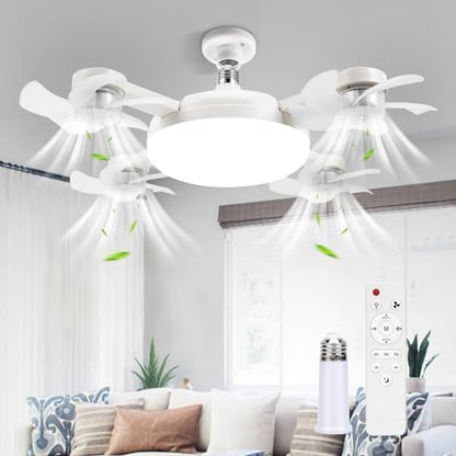BreezeFlow – Loftventilator med LED-belysning og fjernbetjening