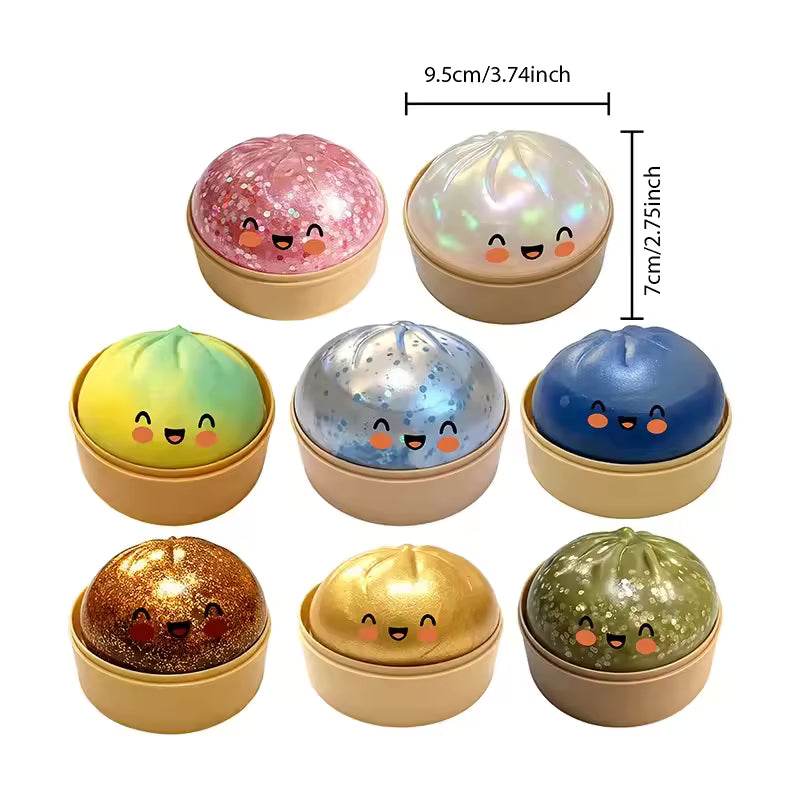Glitter Dumpling Squishy – den sødeste stressbold lige nu