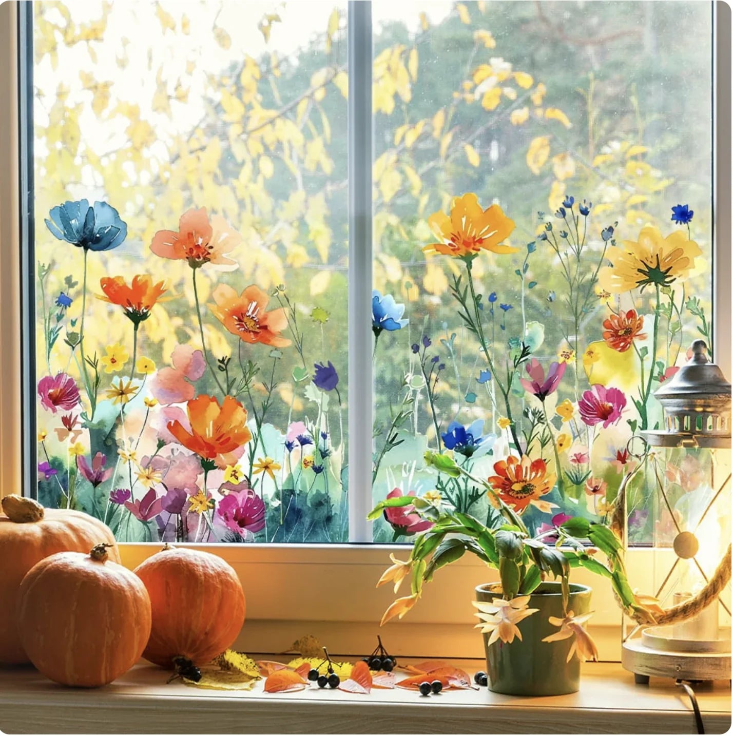 Blomster Vinduesklistermærker