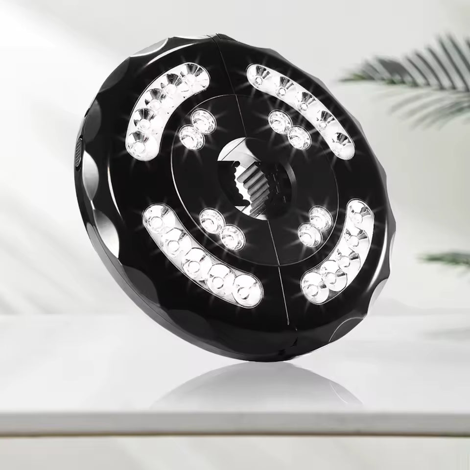 Luminus - Parasollampe med 28 LED-lys