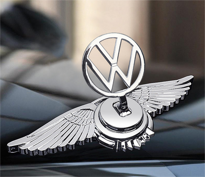 Motorhjelmsemblem med billogo