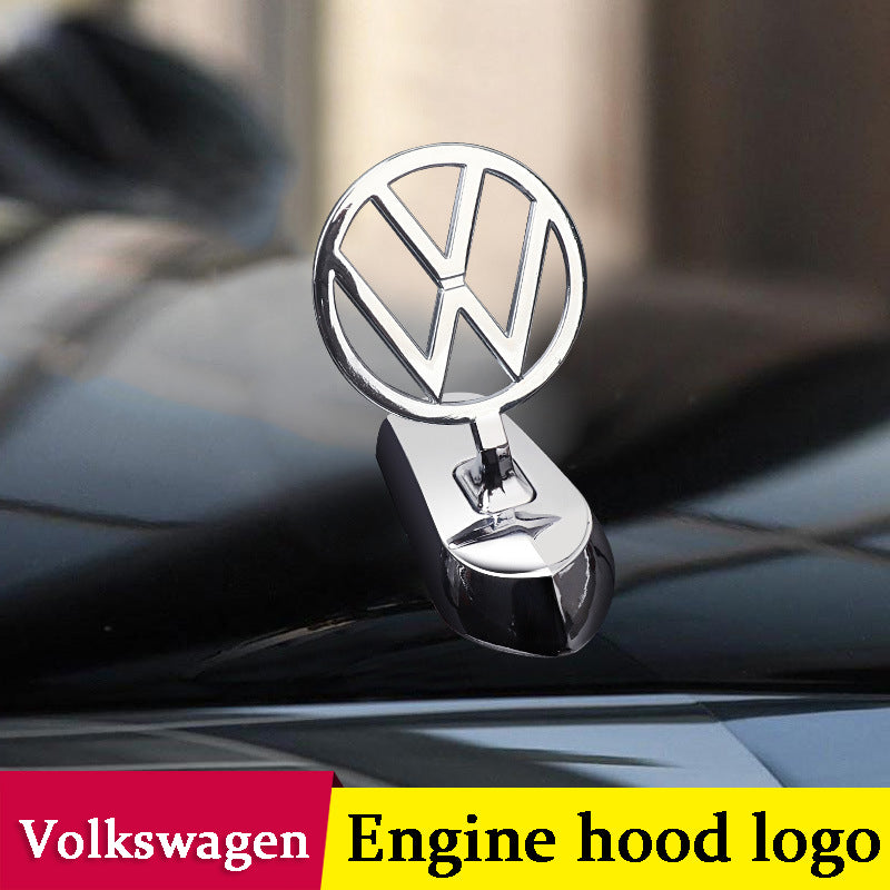 Motorhjelmsemblem med billogo