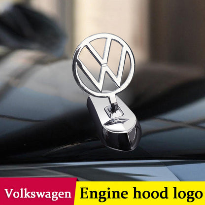 Motorhjelmsemblem med billogo