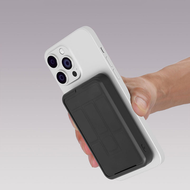 Magnetisk Trådløs Powerbank med Stander