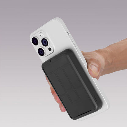 Magnetisk Trådløs Powerbank med Stander