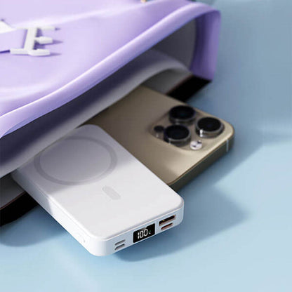Magnetisk Trådløs Powerbank med Stander