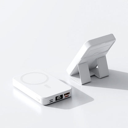 Magnetisk Trådløs Powerbank med Stander