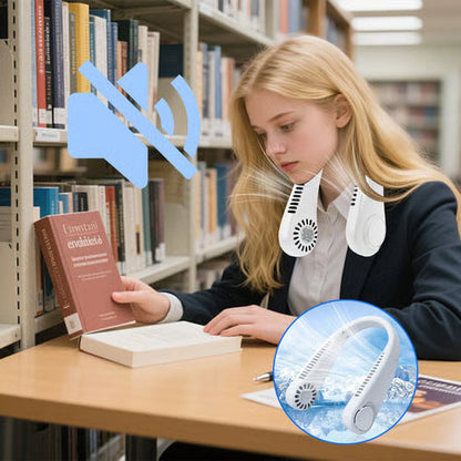 Bærbar bladløs nakkeventilator